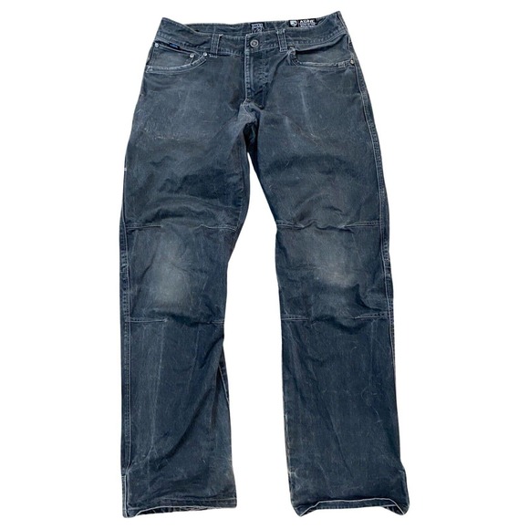 Kuhl Rydr Pants Men's 32x32 Hiking Outdoors Canvas Patina Dye Black Gray - Picture 1 of 9